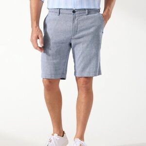 Ted Baker Heathered Blue Bermuda Shorts 30R